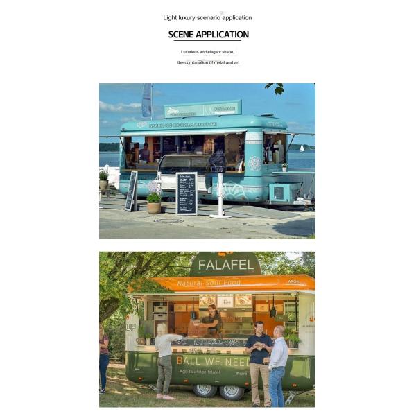 Hot Dog Ice Cream and Fast Food Custom Electric Food Truck with Cooking Equipment