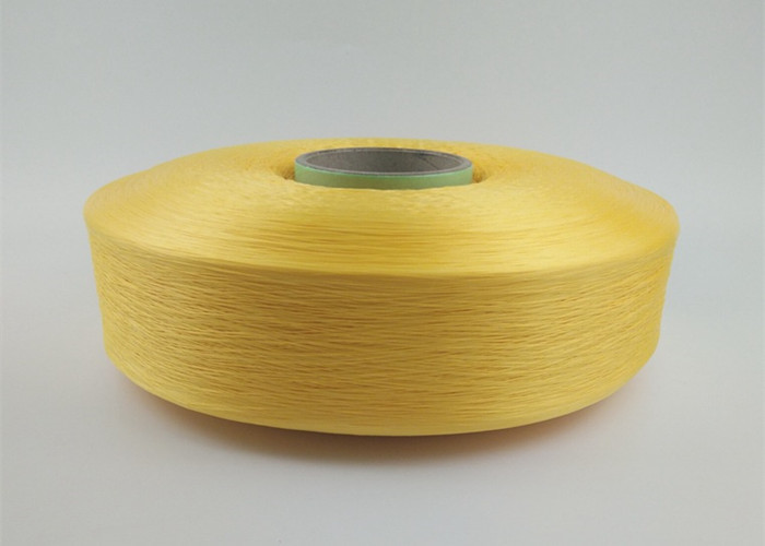 900D Yellow Polypropylene Multifilament Yarn With 96F Yarn Count , Eco - Friendly