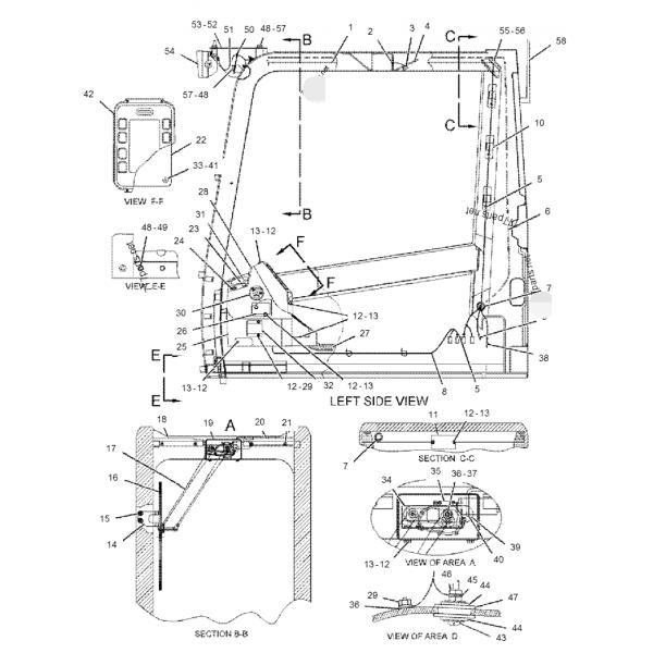 Монитор 106-0172 индикаторной панели 151-9385 запасных частей Э320Б экскаватора гусеницы
