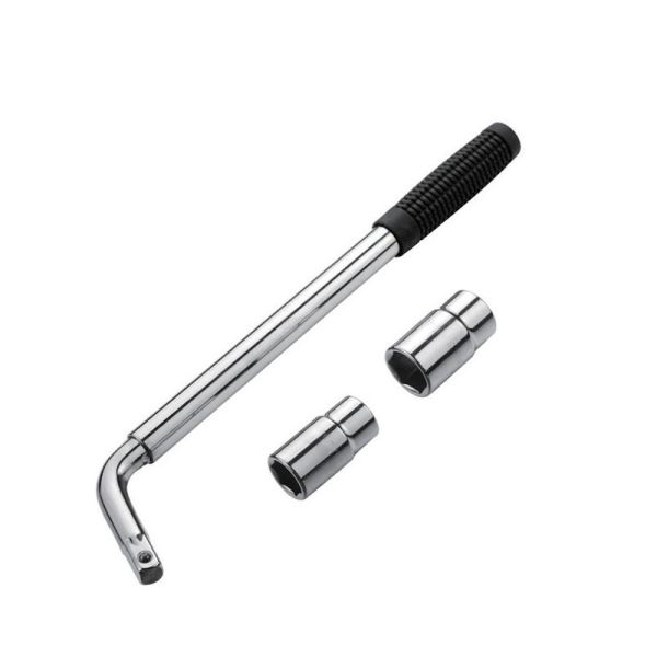 Telescopic Wheel Wrench: Chrome Vanadium, for Auto Tire Changes & Repairs