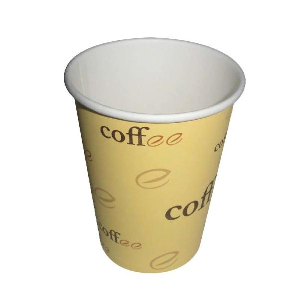 Disposable Custom Printed Paper Cups PE Coating 12 Oz Hot Cups Eco Friendly