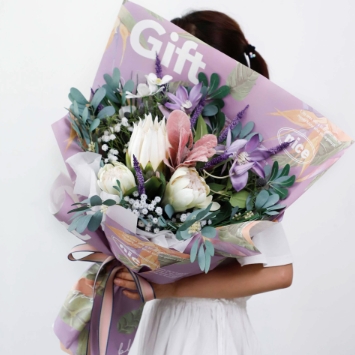 Korean style large flower paper waterproof flower packaging paper