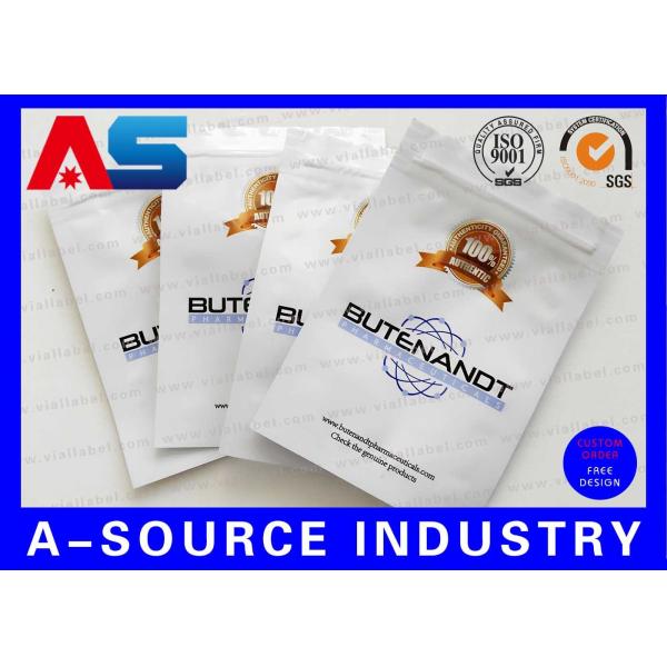 Le papier d'aluminium pharmaceutique met en sac l'impression de poche de serrure de fermeture éclair pour l'emballage oral de papier aluminium de pharmacie de pilules