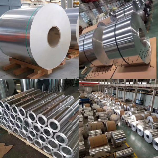 Température T3 T8 Peinture revêtue 1050 1060 3003 5052 1050h18 Plaque de bobine d'aluminium laminée couleur revêtue pour les machines à gouttières