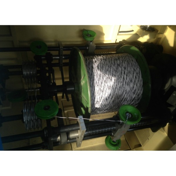 1.0mm - 6.0mm Single Wire Twist Machine 1250 Touch Screen PLC Magnetic Powder Clutch