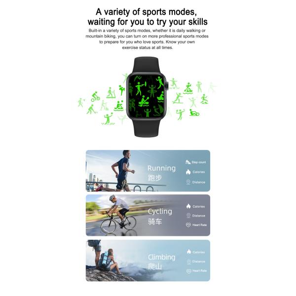 Пиксел дозора 240x280 браслета здоровья отслежывателя фитнеса HS6621 умный