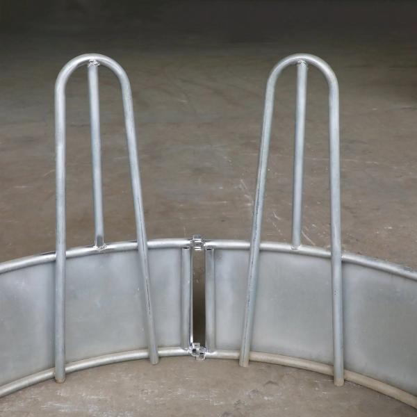 Livestock Equipment Galvanized Round Bale Feeder Hot Diped Galvanized Steel
