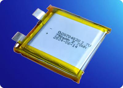 Compacto 3.7 V 750mah Batería recargable a prueba de explosión Batería LiMn2O4 corriente de descarga 0.5C
