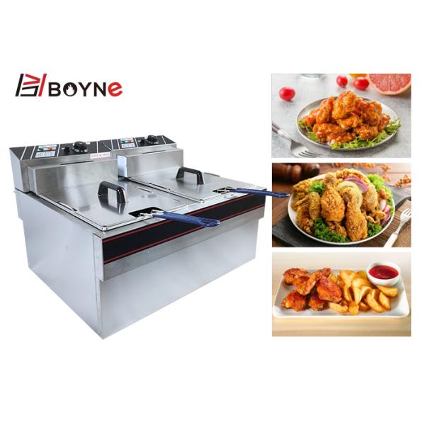 9kw Commercial Kitchen Cooking Equipment Potato Chips Fryer