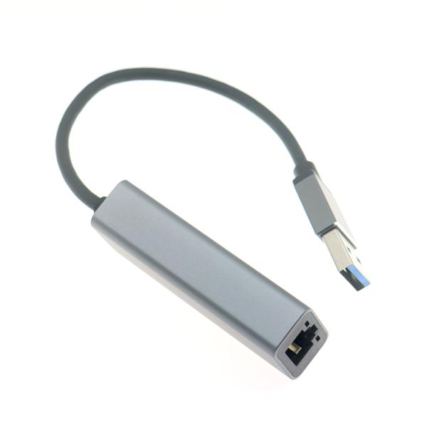 Super Speed 1000Mbps Metal Shell USB 3.0 to Gigabit RJ45 Ethernet Adapter