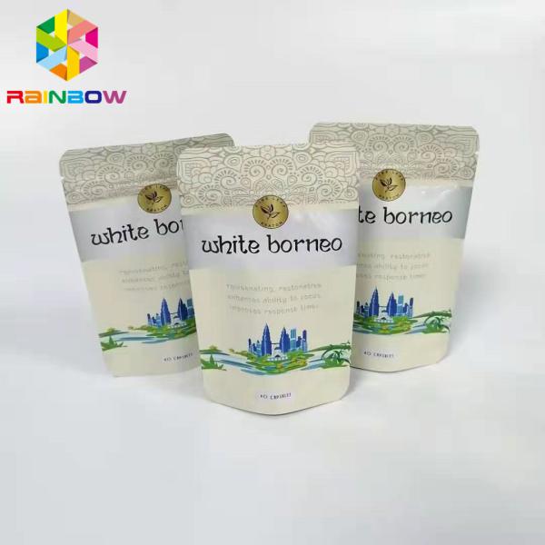 Custom Stand Up Zipper Pouch Bags 20% Oxytetracycline Soluble Powder Packaging
