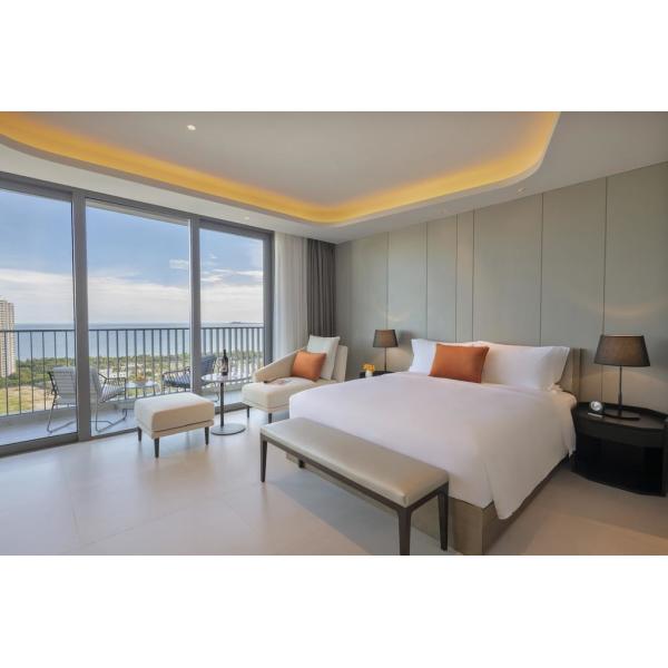 Гостиница квартиры для долгосрочной оставаясь одиночной облицовки дуба квартиры обшивает панелями комнату Bedroom+Living