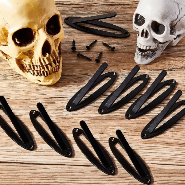 Bracket decorativo montado na parede para exibir antílopes de veado e crânios de outros animais