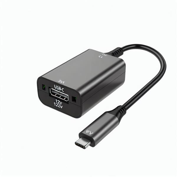 USB-C to DC Step Up Cable for Laptop Router Charger 12V 20V