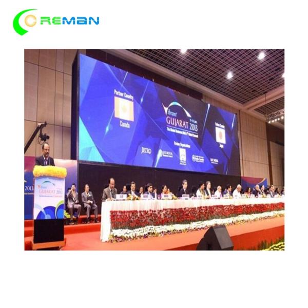 Seamless P10 Full Color LED Video Wall Display , Smd P5 P6 LED Sign Fixed Installation