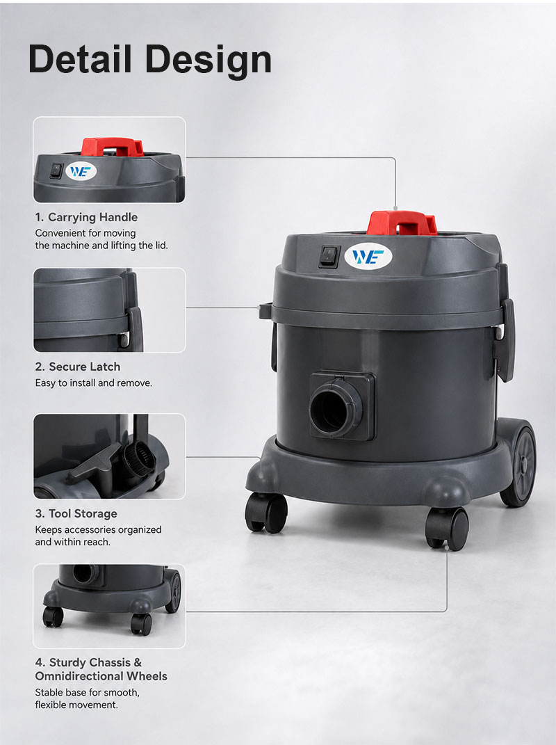 Convenient Commercial Vertical Vacuum Cleaner Special Silent Vacuum Cleaner for Hotel