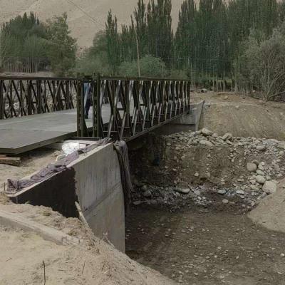 Traditional Prefabricated Steel Bridge Steel Cable Suspension Bridge