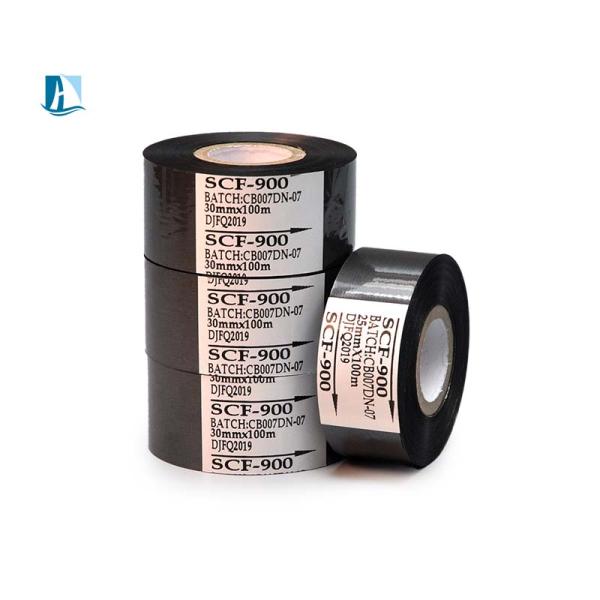 30*100 Charming Rainbow Hot Stamp Ribbon Roll Good Printing Effect for Label Printer