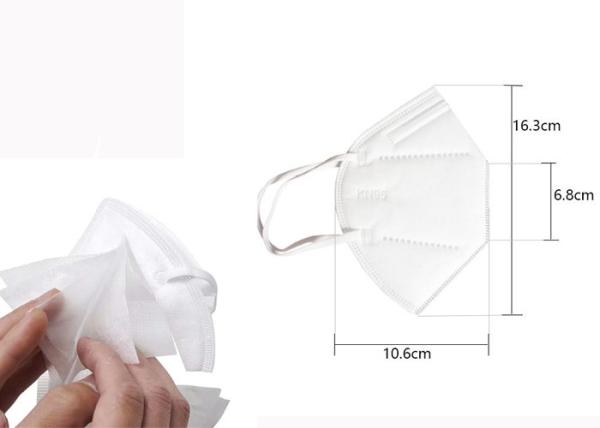 Disposable Protective Kn95 Face Mask 4 Layer Anti Virus Non Woven Fabric