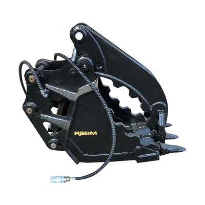 Cylinder Equipped Excavator Grab Bucket For Easy Installation