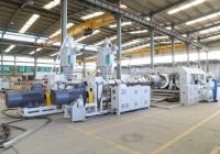 Système de commande PLC Drainage et égouts Double paroi tuyau ondulé ligne d'extrusion
