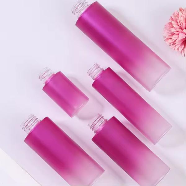 Bouteille cosmétique PET de 5 ml à 500 ml Bouteilles de soins de la peau creuses sur mesure Poids lourd