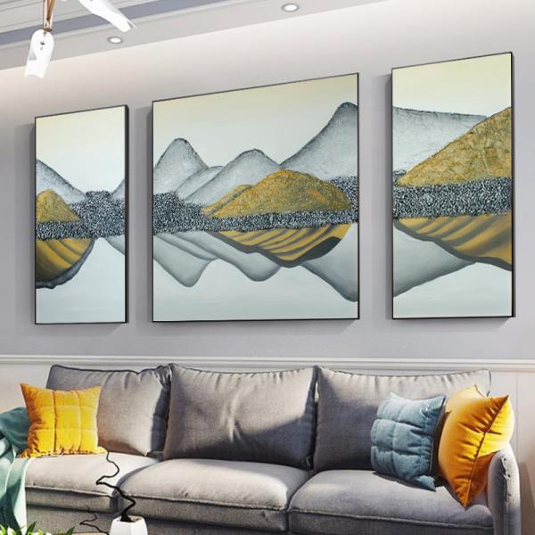 Custom Handmade Painting Wall Art Printing on Canvas for Living Room Decor Customized Size Accepted