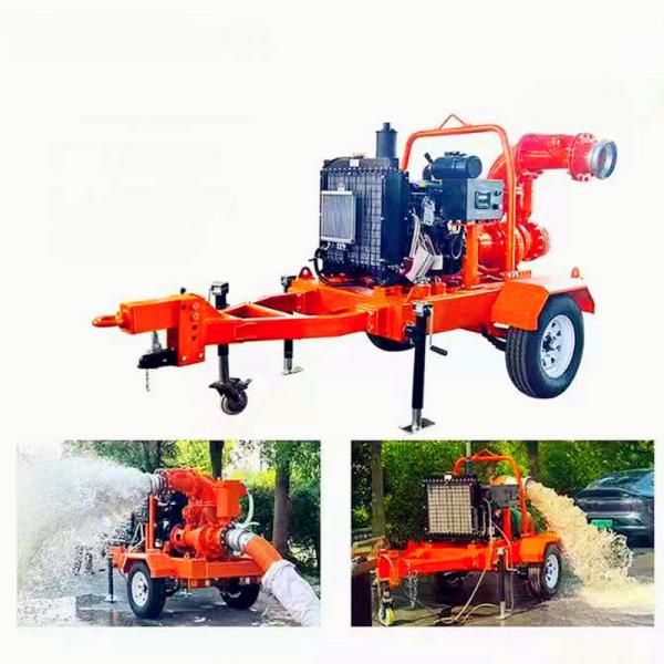 Diesel Engine Water Pump Trailer Emergency Pump Speed 1500rpm Agricultural Irrigation Water Pump