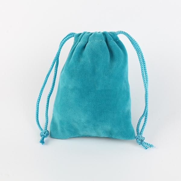 Small Dice Earring Necklace Gift Jewelry Velvet Dust Packaging Pouch Drawstring Suede Bag