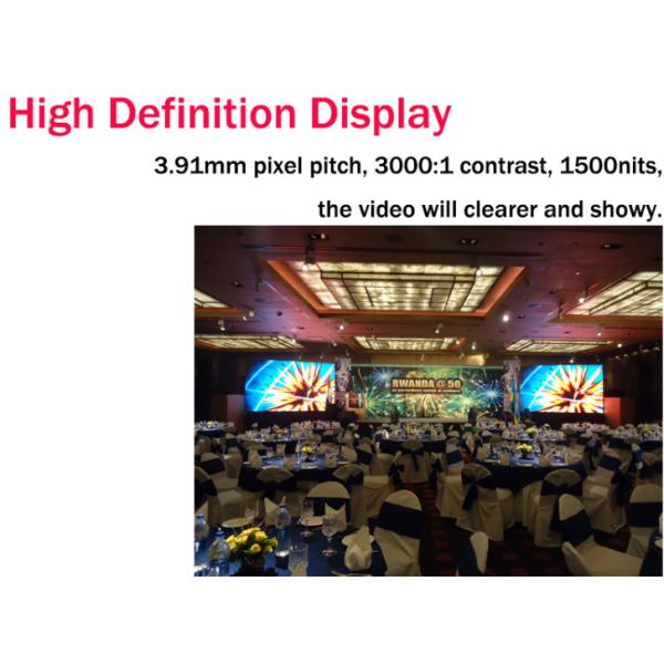 Внутреннее арендное HD видео P3.91 Led Screen Display Wifi 3g Super Clear Vision 3840Hz Внутреннее арендное светодиодное дисплей