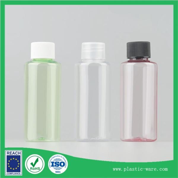 60 ml PET empty bottle small plastic bottles with lids plastic cosmetic packing bottles
