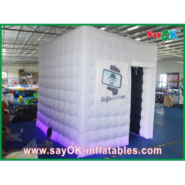 Wedding Photo Booth Hire White Inflatable Photo Booth Enclosure Led Lights For Wedding Party