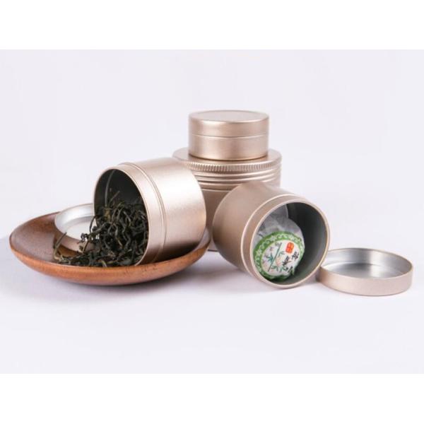 pot cosmétique en aluminium de 1oz Matte Gold 30ML pour des bijoux