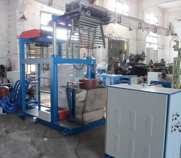High Efficiency Single Lift  PVC  Blown Film Extrusion Machine For Packaging Film