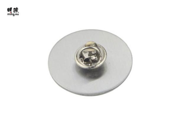 Round Steel Lapel Pin Badges Emblem Design Metal Customizable Lapel Pins