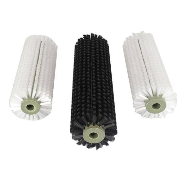 Tufted Bristle Custom Industrial Brushes Cylindrical Fruit Polishing Cleaning Brush Roller