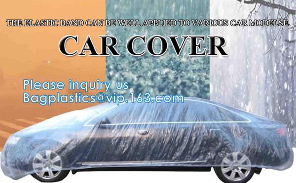 Disposable Car Covers Clothes,  Universal Covering Prevent Dust For Car, Vehicle Covers, With Elastic Band