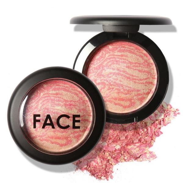 Естественный лицевой контур Bronzer краснеет доказательство Smudge щеки Highlighter