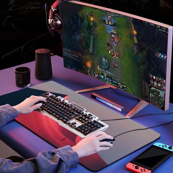 2/3/4/5/6mm Customizable Natural Rubber Fabric Odm Extended Deskmat Gaming Mouse Pad