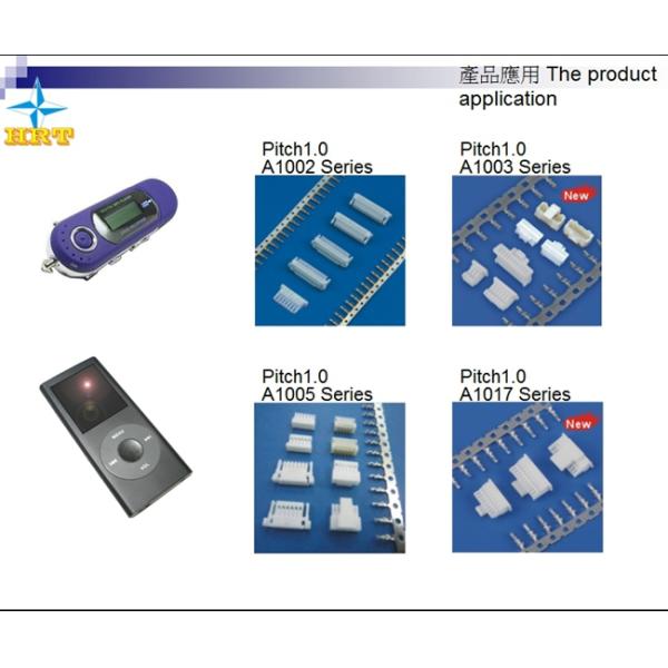 White 1.00mm Pitch Wire To Board Connectors Nylon66 Female Gender SHLD