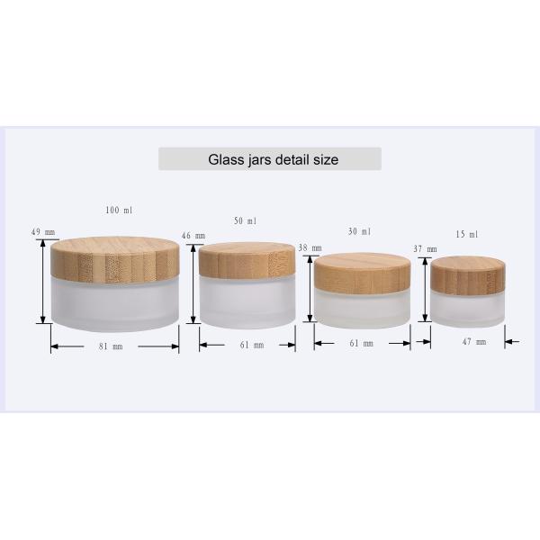 Wooden Packaging Wood Soap Dispenser Glass Lotion Bottle Cosmetic Bottles Spray And 30g 50g Bamboo Glass Jar