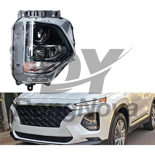 92101-S2000 Led Auto Headlights 92102-S2000 Automotive Head Lights For Hyundai SANTA FE 2019-2021