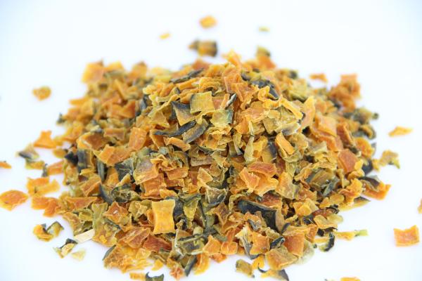 Microplaquetas/flocos desidratados amigáveis da abóbora de Eco saudáveis e orgânicos