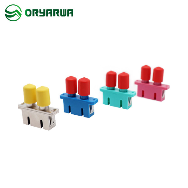 IEC Duplex Plastic Housing SC To FC Fiber Adapter Hybrid Ceramic Sleeve