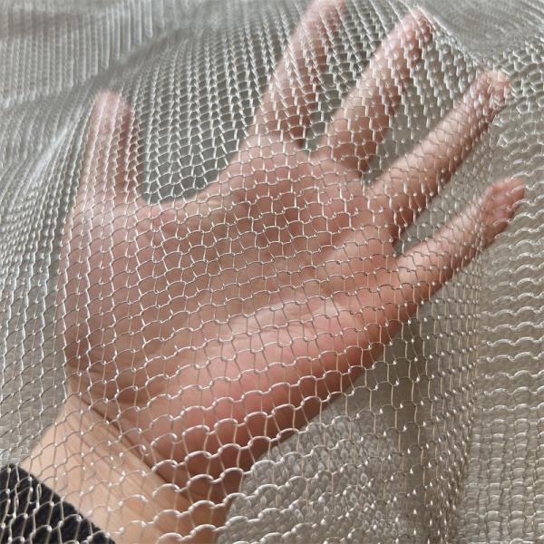 Flexible Knitted Stainless Steel Bird Netting Corrosion Resistant EMI Shielding Mesh Roll