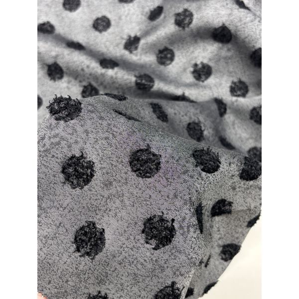 Spring And Autumn New Style 65% Polyester 35% Cotton Artistic Wave Dot Fringe Jacquard Fabric 152CM 148G/M ²