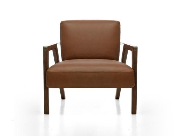 Aston Martin V221 Fiberglass Arm Chair Seat And Back In Leather Skin Rust