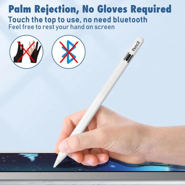 Capacitive Active Pen For iPad Pro Type-c Pencil on iPad Air/iPad10/iPad Mini6 Tablet