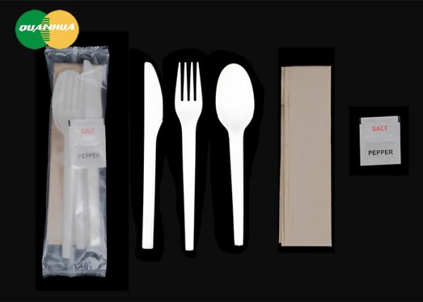 Biodegradable Disposable CPLA Compostable Cutlery Kit Sustainable