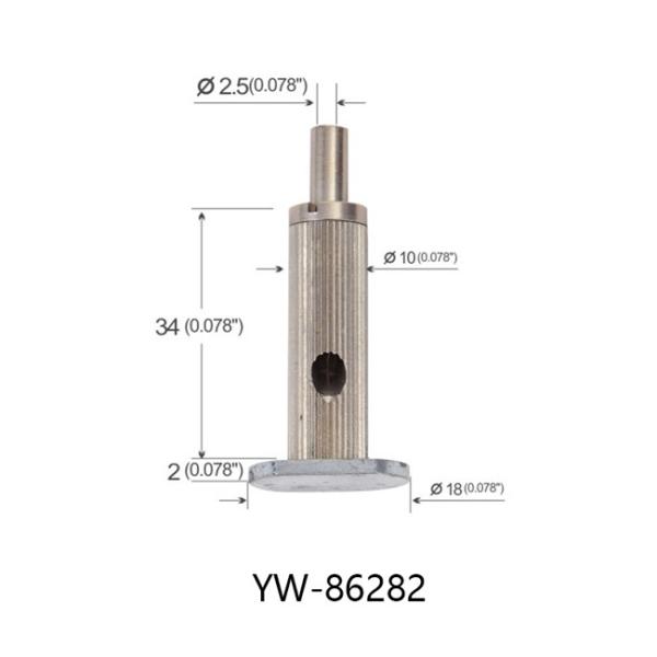 Ceiling Attachment Cylindrical Trapezoidal Brass Plated Nickel YW86278